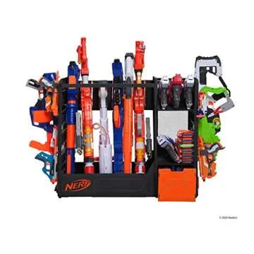 Nerf Elite Blaster Rack - Hold Up to 20 Blasters with Shelves and Drawer