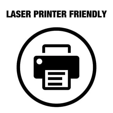 Samsill 100 Pack Transparent Printer Sheets for Laser