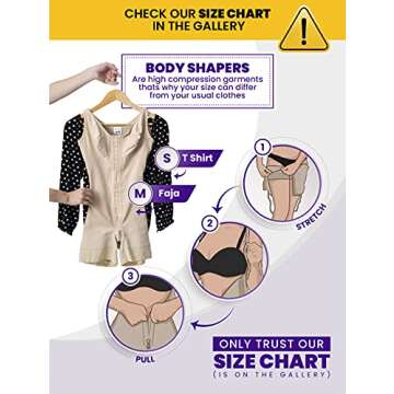 M&D 0075 Slimming Firm Full Body Shaper for Women