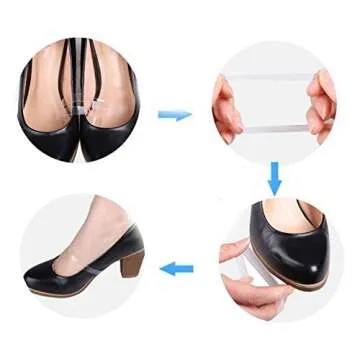 Silicone Invisible Shoe Straps | Comfortable Ankle Support