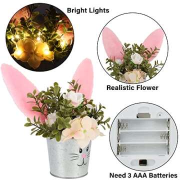 Charming Bunny Table Decor for Easter Celebrations