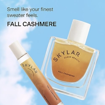 Skylar Fall Cashmere Eau de Parfum - Hypoallergenic & Clean Perfume for Women & Men, Vegan & Safe for Sensitive Skin - Spicy Gourmand Perfume with Notes of Cinnamon, Almond & Ginger - 50mL /1.7 Fl oz