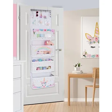 WERNNSAI Unicorn Over Door Organizer - Perfect for Kids Storage