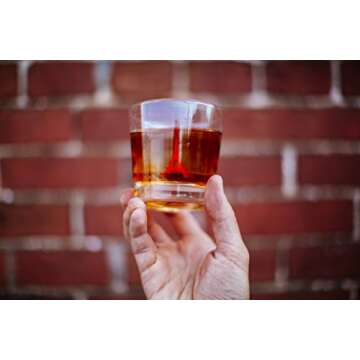 OnTheRocks - Crystal-Clear Ice Cube Maker, Make Big, 2 Inch Clear Cubes at Home