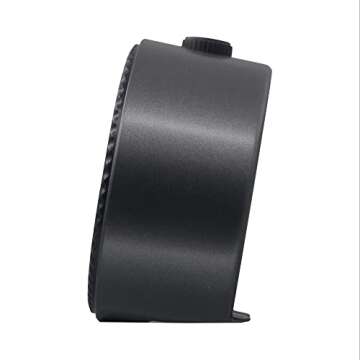 Seiko Mai Heritage Alarm Clock, Classic Black