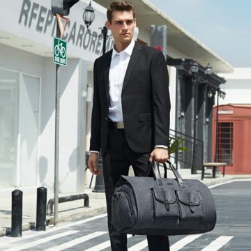 UNIQUEBELLA Large Duffel Suit Travel Bag with Shoe Pouch