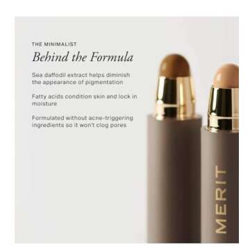 MERIT Minimalist Perfecting Foundation Stick - Camel Coverage