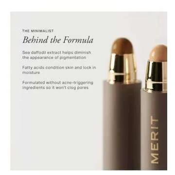 MERIT Minimalist Perfecting Foundation Stick - Camel Coverage