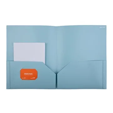 Durable Mintra Poly Pocket Folders 3pk - Cute & Sturdy