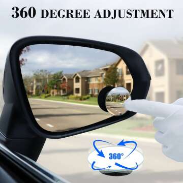 LivTee Blind Spot Mirrors - Pack of 2 for Vehicles