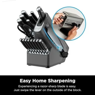 Ninja K32017 Foodi 17-Piece NeverDull Knife Block Set