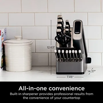 Ninja K32017 Foodi 17-Piece NeverDull Knife Block Set