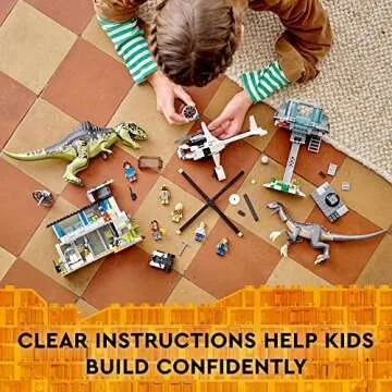 LEGO Jurassic World Giganotosaurus & Therizinosaurus Set