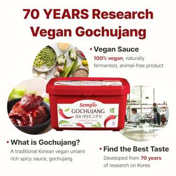 SEMPIO Vegan Gochujang - Authentic Korean Chili Paste