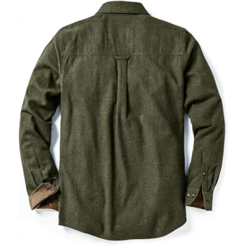 CQR Men's All Cotton Flannel Shirt - Soft & Stylish Outdoor Wear