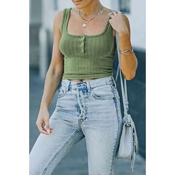 Stylish LILLUSORY Womens Crop Top Perfect for Summer Fun