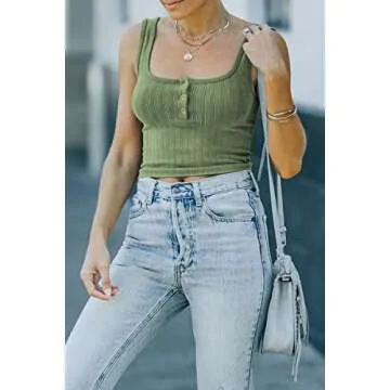 Stylish LILLUSORY Womens Crop Top Perfect for Summer Fun