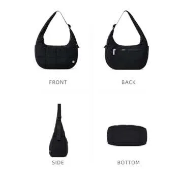 WESTBRONCO Stylish Small Puffer Shoulder Bag for Women