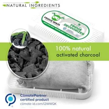 Fridge Ninja Activated Charcoal Deodorizer - Odor Remover