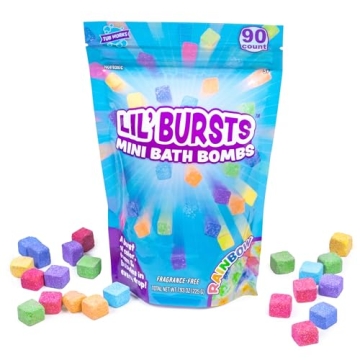 Lil' Bursts Mini Bath Bombs - 90 Count Fun for Kids