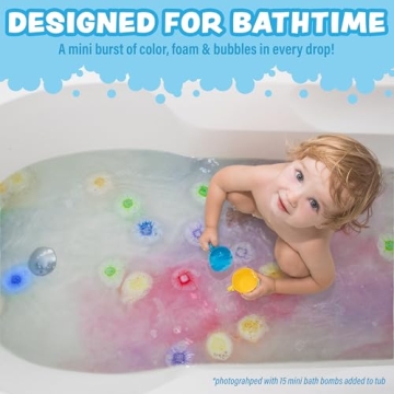 Lil' Bursts Mini Bath Bombs - 90 Count Fun for Kids