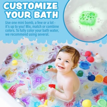 Lil' Bursts Mini Bath Bombs - 90 Count Fun for Kids