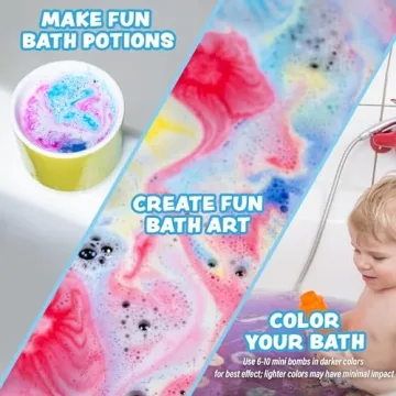 Lil' Bursts Mini Bath Bombs - 90 Count Fun for Kids