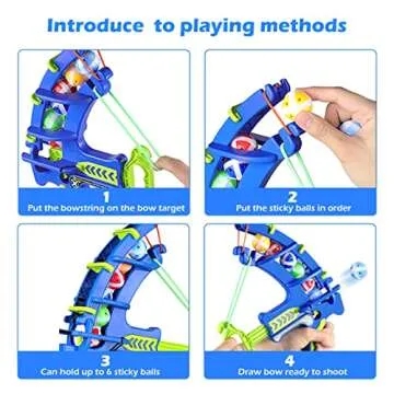 Kids Bow and Arrow Set for Ages 3-12 - Fun Family Game