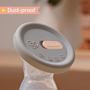 Haakaa Silicone Breast Pump with Lid for Easy Milk Collection