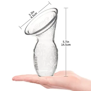 Haakaa Silicone Breast Pump with Lid for Easy Milk Collection