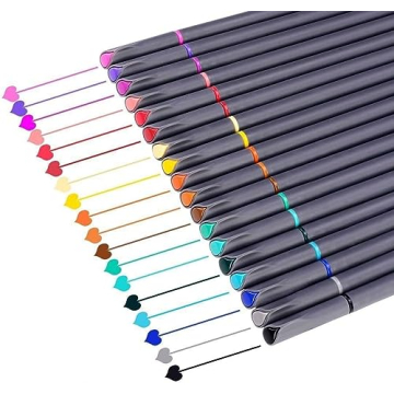 iBayam Colored Journal Planner Pens - Fine Point Markers for Bullet Journaling, Note Taking & Colori...