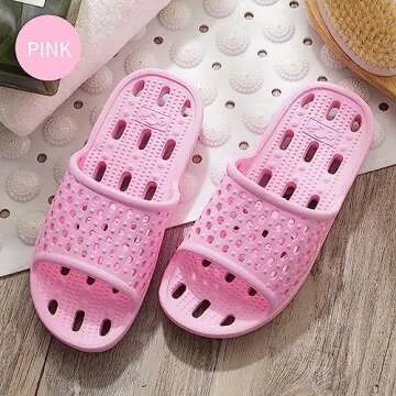 Non-Slip Shower Shoes for Men and Women - Comfortable Slippers