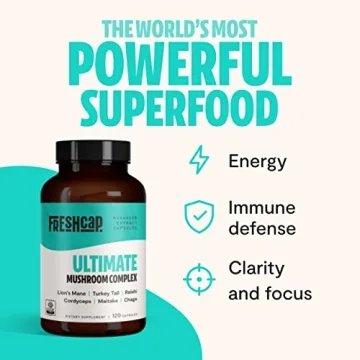 FreshCap Ultimate Mushroom Complex for Immune Support