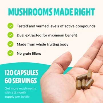 FreshCap Ultimate Mushroom Complex for Immune Support