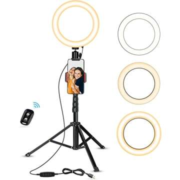 UBeesize Ringlight for YouTube Photography