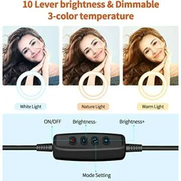 UBeesize Ringlight for YouTube Photography