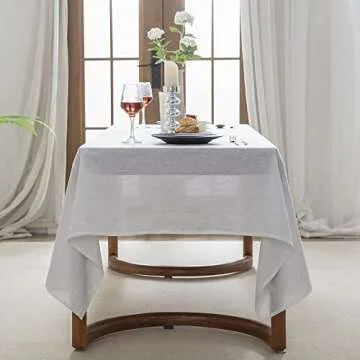 EVERLY 100% Pure Linen Tablecloth for Events and Dining