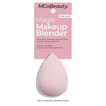 MCoBeauty Magic Blender Sponge, Seamless Makeup Application for Flawless Results, Vegan, Cruelty Free Cosmetics