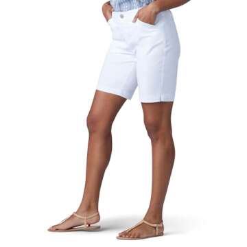 Lee Women's Legendary 9" Chino Bermuda Short - Stylish Comfort