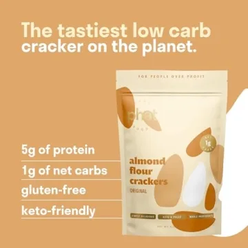 Almond Flour Crackers - Low Carb & Gluten-Free Variety Pack