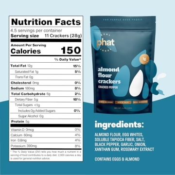 Almond Flour Crackers - Low Carb & Gluten-Free Variety Pack