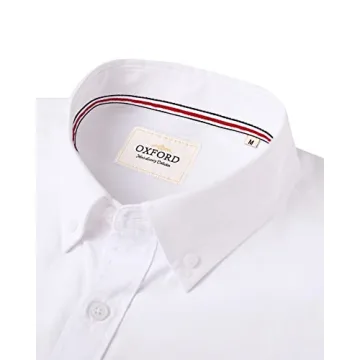 White Oxford Shirt for Men – Regular Fit, Long Sleeve