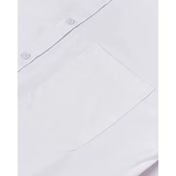 White Oxford Shirt for Men – Regular Fit, Long Sleeve