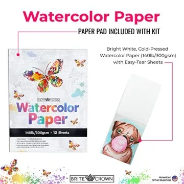 Brite Crown Watercolor Set - Perfect for Creative Minds