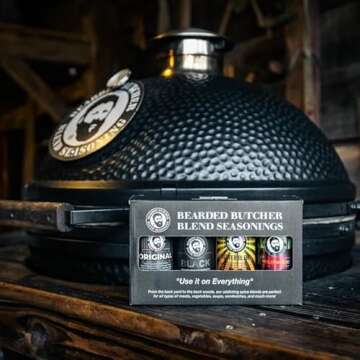 Bearded Butcher's 4-Pack Seasoning Bundle for All Cooking Needs