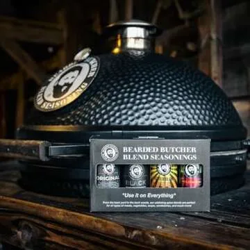 Bearded Butcher's 4-Pack Seasoning Bundle for All Cooking Needs