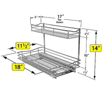 Organize Your Kitchen with LYNK PROFESSIONAL® Pull Out Shelf