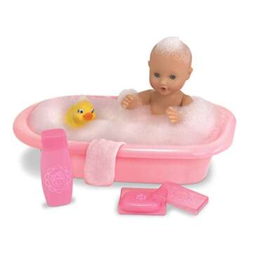 Melissa & Doug Mine to Love Baby Doll Bathtub and Accessories Set (6 pcs)