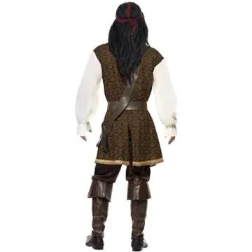 Smiffys High Seas Pirate Costume for Men - L Size