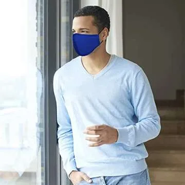 Washable 3-Layer Face Masks - 5 Pack for Adults